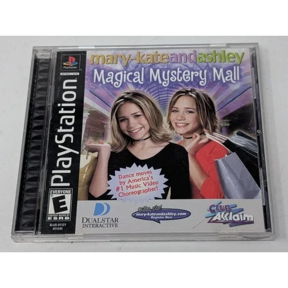 Mary-Kate & Ashley Magical Mystery Mall (Sony PlayStation 1 PS1, 2000) CIB - Picture 1 of 4